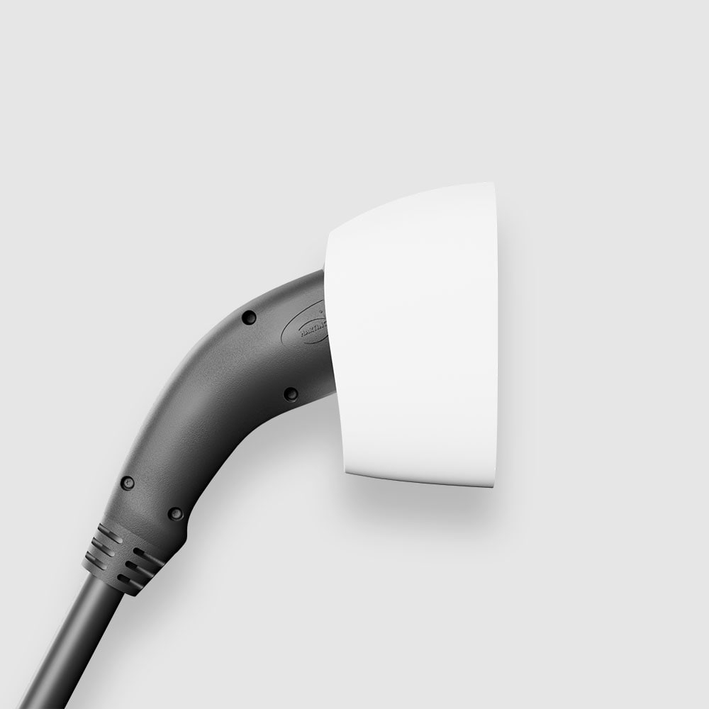 Wallbox White EV Connector Holder HLDT2W UK